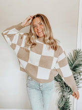 Load image into Gallery viewer, No Limits Checkered Sweater
