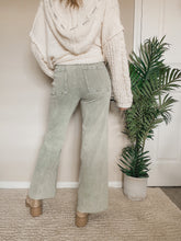 Load image into Gallery viewer, Charlie Wide Leg Pants (Sage)
