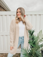 Load image into Gallery viewer, Sugar Cookie Fuzzy Cardigan
