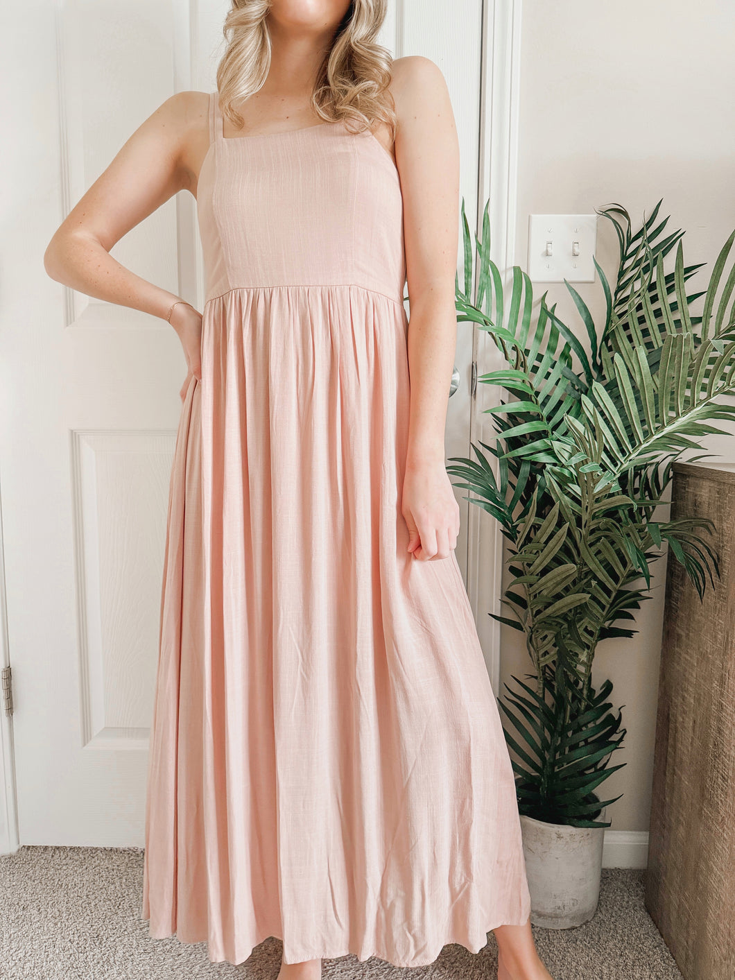 Middleton Maxi Dress (Dusty Pink)