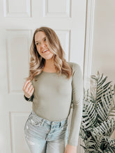 Load image into Gallery viewer, Piper Long Sleeve Top (Olive)
