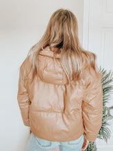 Load image into Gallery viewer, Let It Snow Puffer Coat - Camel
