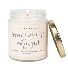 Load image into Gallery viewer, Omg! You&#39;re Engaged! 9oz Candle
