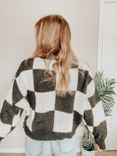 Load image into Gallery viewer, No Limits Checkered Sweater (Black)
