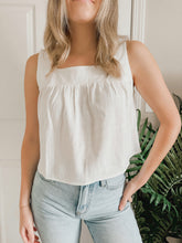 Load image into Gallery viewer, Kendall Linen Tank (Ivory)
