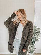 Load image into Gallery viewer, Snuggle Weather Cardigan (Black)
