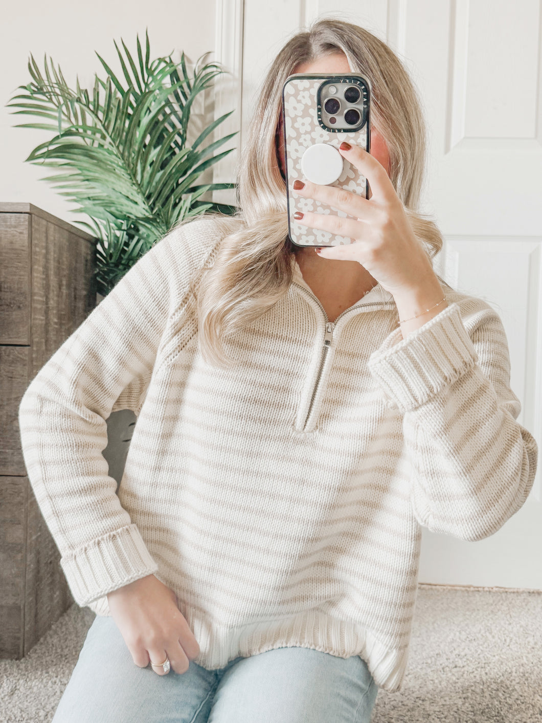 Meg Striped Pullover