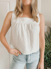 Load image into Gallery viewer, Kendall Linen Tank (Ivory)
