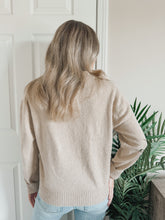 Load image into Gallery viewer, Chloe Collared Sweater (Taupe)
