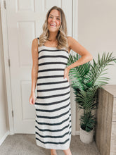 Load image into Gallery viewer, Dinner Plans Striped Dress
