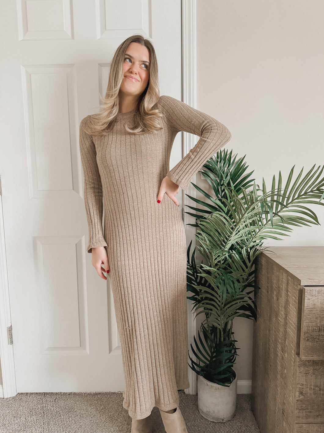 Be My Guest Sweater Dress