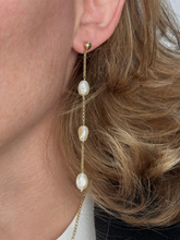 Load image into Gallery viewer, Margaret Pearl Drop Earrings
