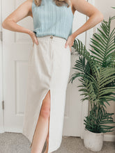 Load image into Gallery viewer, Harper Linen Slit Skirt
