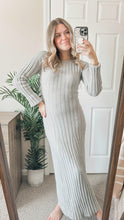 Load image into Gallery viewer, Denver Ribbed Sweater Dress
