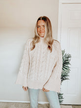 Load image into Gallery viewer, Loving You Cable Knit Sweater
