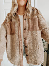 Load image into Gallery viewer, Winter Weather Sherpa Jacket (Mocha)

