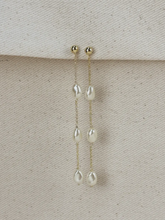 Load image into Gallery viewer, Margaret Pearl Drop Earrings
