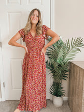 Load image into Gallery viewer, Red Wine Maxi Dress
