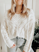 Load image into Gallery viewer, Winter Chill Cropped Sweater
