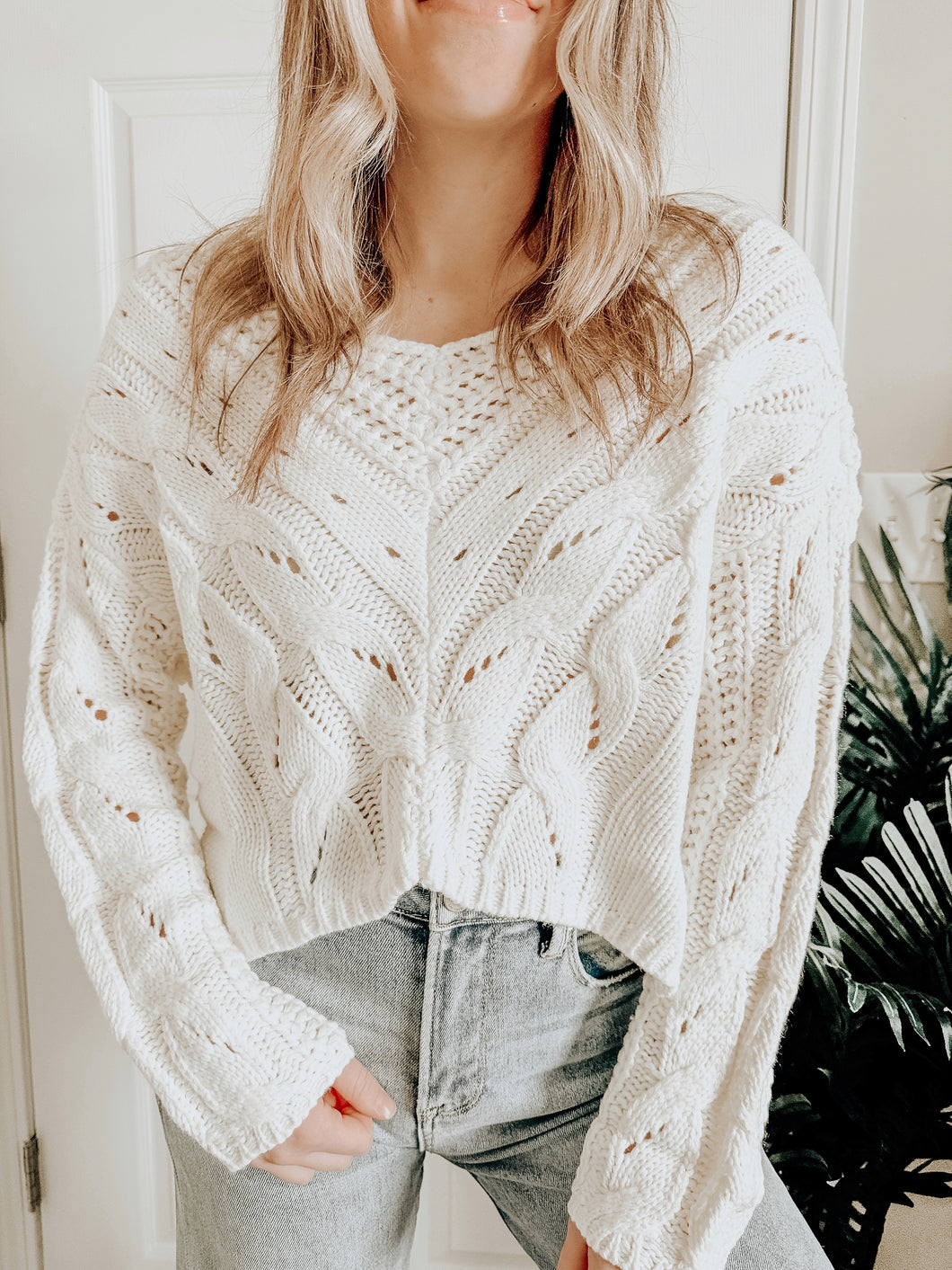 Winter Chill Cropped Sweater