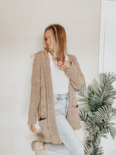 Load image into Gallery viewer, Snuggle Weather Cardigan (Mocha)
