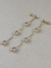 Load image into Gallery viewer, Margaret Pearl Drop Earrings
