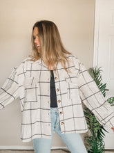 Load image into Gallery viewer, Marshmallow Plaid Shacket
