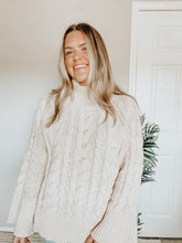 Load image into Gallery viewer, Loving You Cable Knit Sweater
