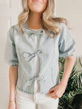 Load image into Gallery viewer, Beautiful Days Denim Top
