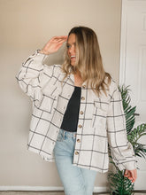Load image into Gallery viewer, Marshmallow Plaid Shacket
