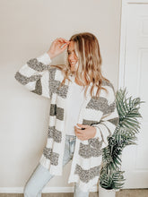 Load image into Gallery viewer, Get Toasty Striped Cardigan
