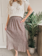 Load image into Gallery viewer, Thankful Floral Midi Skirt
