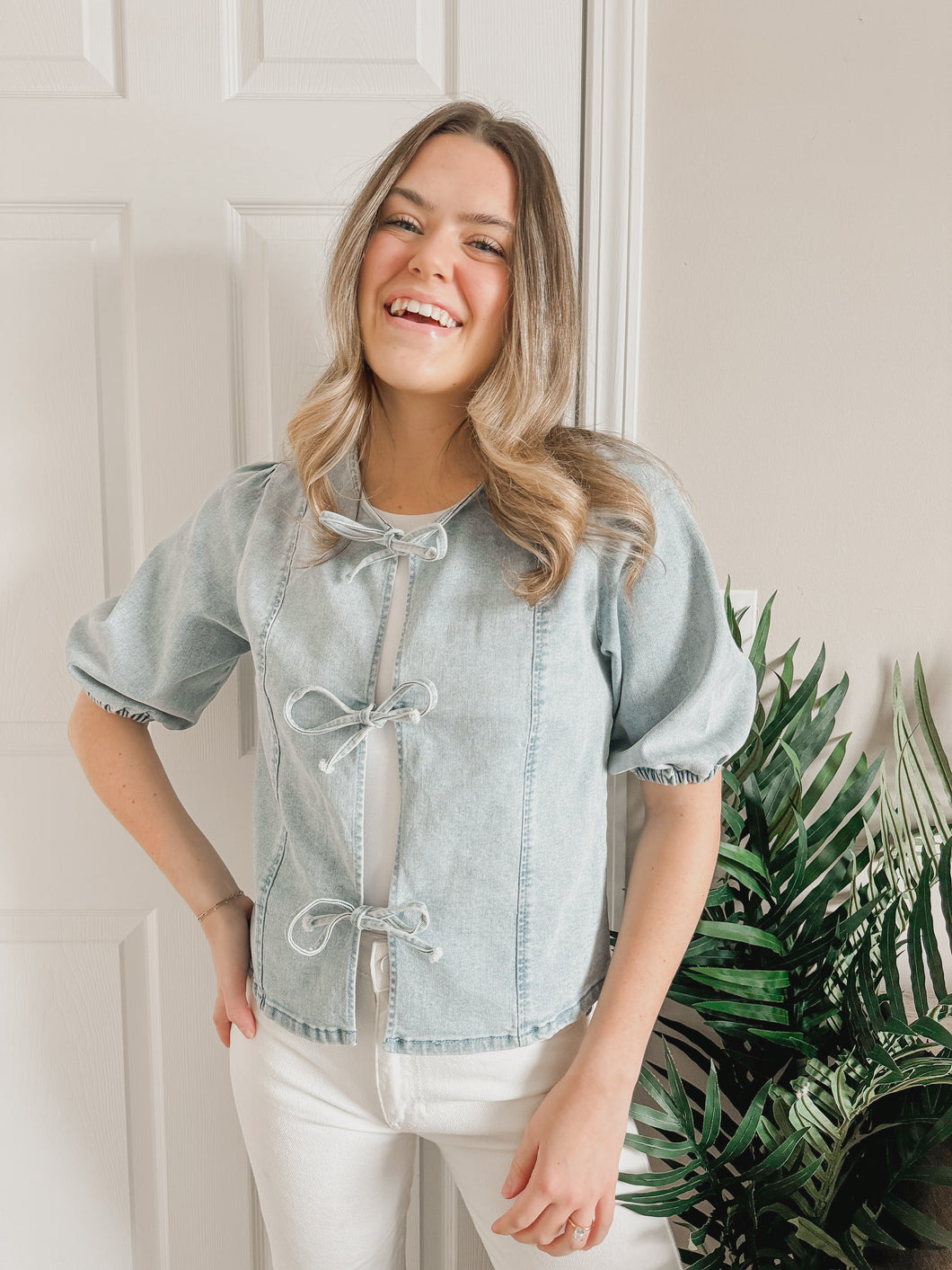 Beautiful Days Denim Top