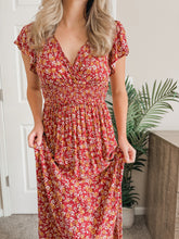 Load image into Gallery viewer, Red Wine Maxi Dress
