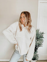 Load image into Gallery viewer, Cold Nights Sherpa Jacket (Ivory)
