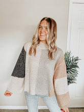 Load image into Gallery viewer, October Feels Block Sweater
