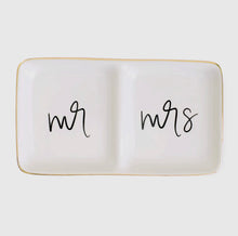Load image into Gallery viewer, Mr &amp; Mrs Jewelry Dish
