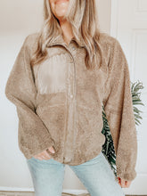 Load image into Gallery viewer, Cold Nights Sherpa Jacket (Mocha)
