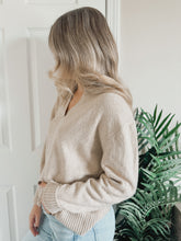 Load image into Gallery viewer, Chloe Collared Sweater (Taupe)
