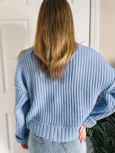 Load image into Gallery viewer, Cloudy Days Ribbed Sweater
