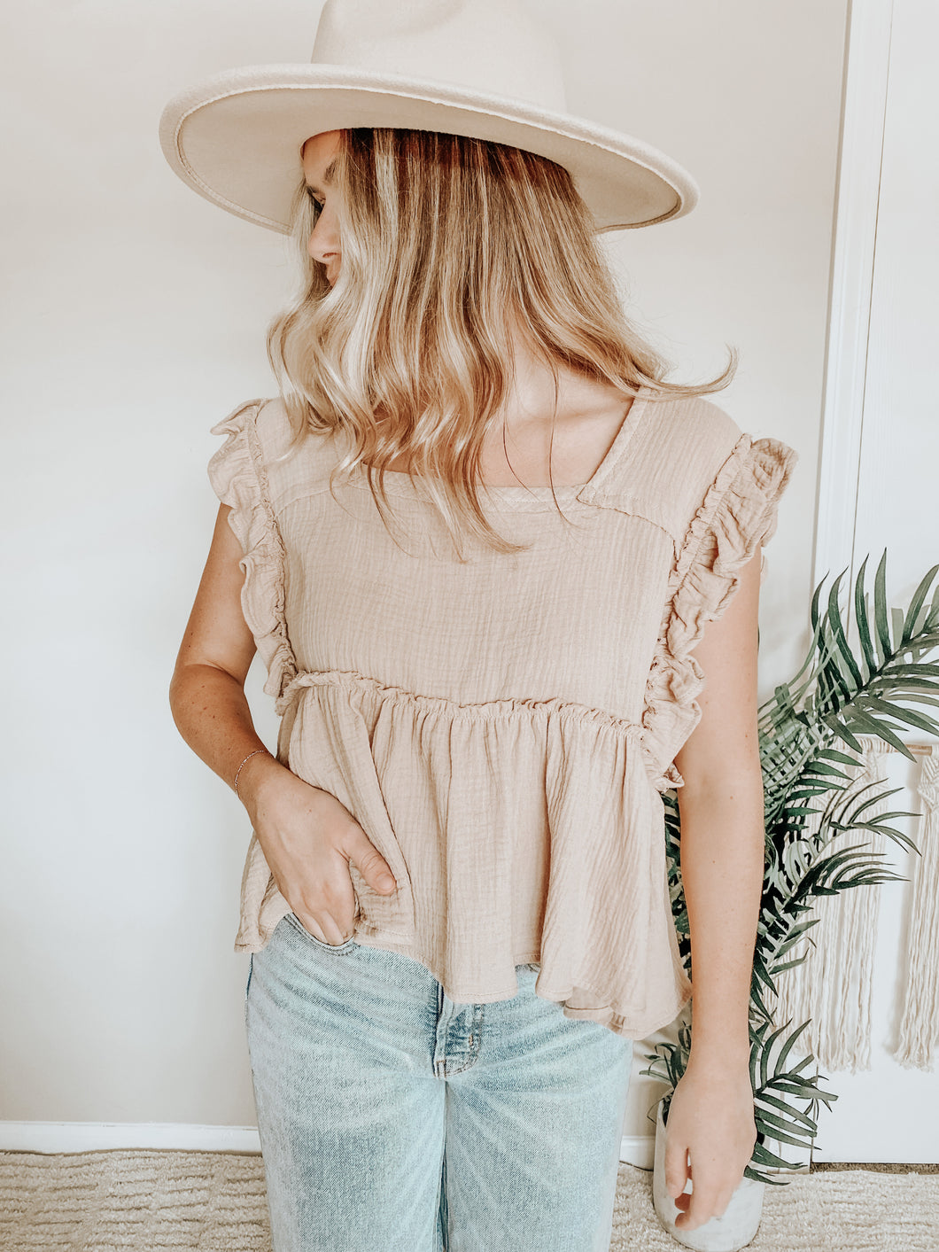 Chandler Gauze Top
