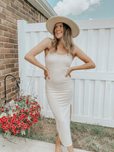 Load image into Gallery viewer, Sweet Escape Knit Dress (Tan)
