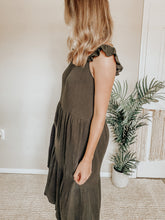 Load image into Gallery viewer, Sweet Thing Gauze Dress (Black)
