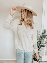 Load image into Gallery viewer, Bailey Distressed Sweater
