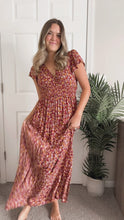 Load and play video in Gallery viewer, Red Wine Maxi Dress
