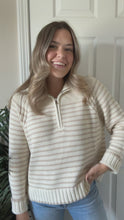 Load and play video in Gallery viewer, Meg Striped Pullover
