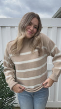 Load and play video in Gallery viewer, Morgan Striped Sweater
